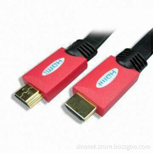 HDMI Cable Assembly with Inner Rigid Overmold and Copper Foil Shield